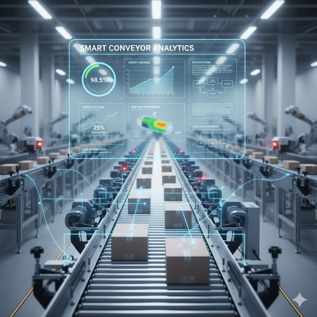 مدیریت انرژی و کاهش اصطکاک در سیستم‌های نقاله مدرن